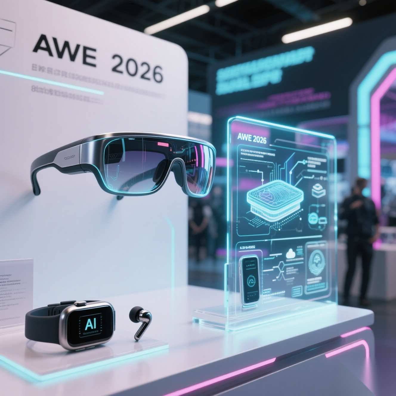 从运动拍摄到指导烹饪，来AWE2026看全球最酷的AI眼镜(图1)