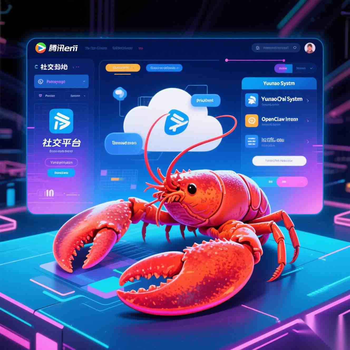 龙虾社交来了!腾讯元宝派支持接入OpenClaw(图1) 龙虾社交来了!腾讯元宝派支持接入OpenClaw(图1)