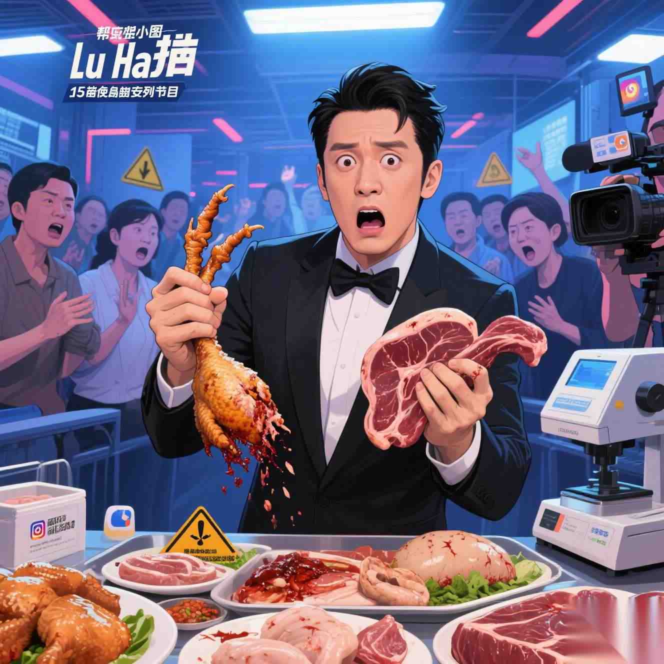 315晚会曝光漂白鸡爪牵连与辉同行,千万粉网红鹿哈带货牛肚亦翻车(图1) 315晚会曝光漂白鸡爪牵连与辉同行,千万粉网红鹿哈带货牛肚亦翻车(图1)