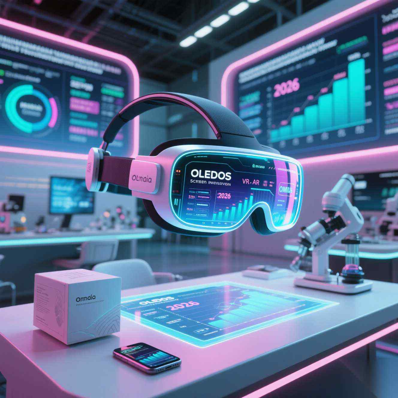 Omdia：受益OLEDoS显示技术 2026年近眼显示市场将首次突破10亿美元(图1)