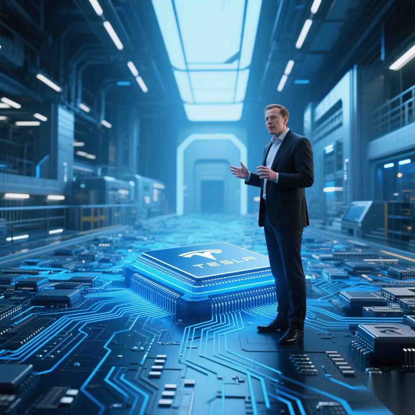 马斯克造芯片全攻略：是战略转型还是资本游戏｜科技前瞻(图1)