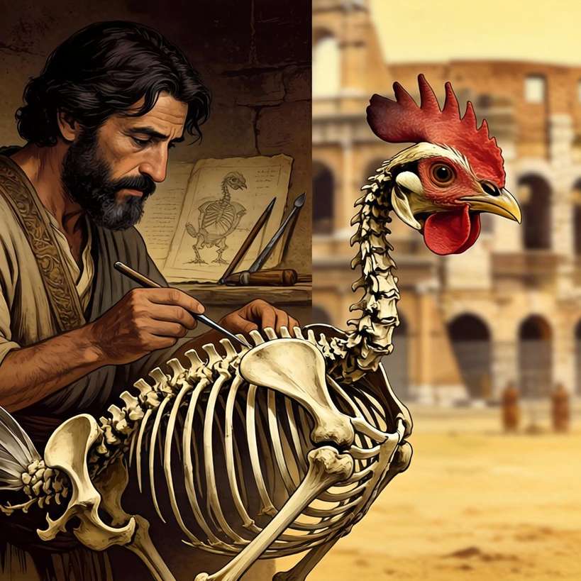 鸡骨架能否还原真实鸡形｜形态还原全攻略(图1)