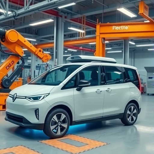 无人物流车在新能源汽车工厂完成首批验证，即将进入量产交付阶段(图1)