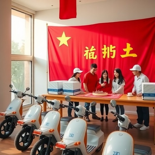 四川自贡外卖骑手暖心娘家正式成立(图1)