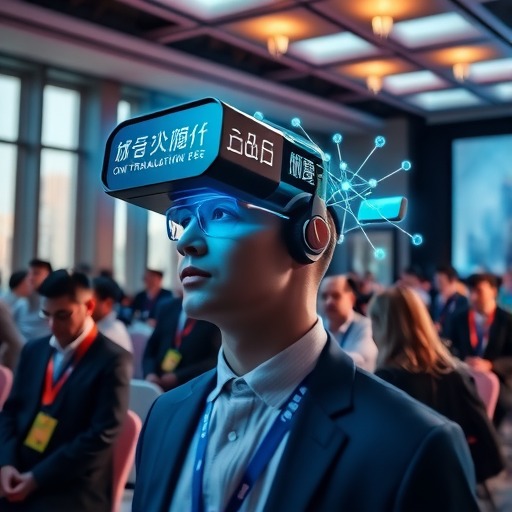 中关村论坛AR+AI翻译系统，有望打破国际会议信息壁垒｜科技助残全攻略(图1)