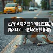 雷军4月2日19时直播拆新SU7:这场细节拆解藏了哪些硬货?(图1) 雷军4月2日19时直播拆新SU7:这场细节拆解藏了哪些硬货?(图1)