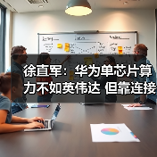 徐直军：华为单芯片算力不如英伟达 但靠连接技(图3)