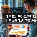 徐直军：华为单芯片算力不如英伟达 但靠连