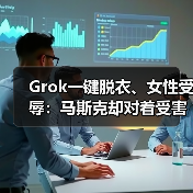 Grok一键脱衣、女性受辱：马斯克却对着受害者“(图3)