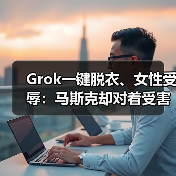 Grok一键脱衣、女性受辱：马斯克却对着受害者“(图1)