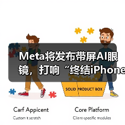 Meta将发布带屏AI眼镜，打响“终结iPhone”第一(图3)