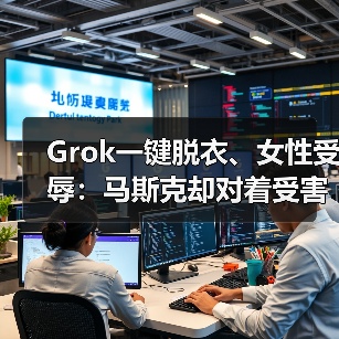 Grok一键脱衣、女性受辱：马斯克却对着受害者“(图4)