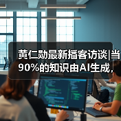 黄仁勋最新播客访谈|当90%的知识由AI生成,人类(图2) 黄仁勋最新播客访谈|当90%的知识由AI生成,人类(图2)