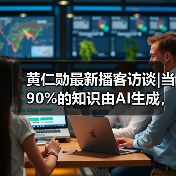 黄仁勋最新播客访谈|当90%的知识由AI生成,人类(图4) 黄仁勋最新播客访谈|当90%的知识由AI生成,人类(图4)
