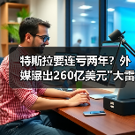 特斯拉要连亏两年？外媒曝出260亿美元