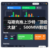 马斯克抱上沙特“顶级大腿”，500MW数据中心砸(图4)