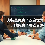 奥特曼负责“改变世界”，她负责“赚钱养家”：(图4)