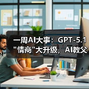 一周AI大事:GPT-5.1 一周AI大事:GPT-5.1情商大升级,AI教父离家(图3)