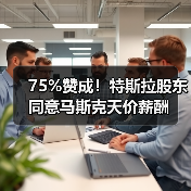 75%赞成!特斯拉股东同意马斯克天价薪酬(图1) 75%赞成!特斯拉股东同意马斯克天价薪酬(图1)