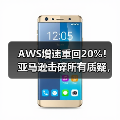 AWS增速重回20%！亚马逊击碎所有质疑，盘后市值(图1)
