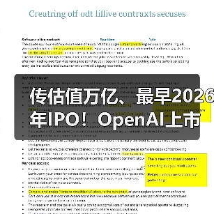 传估值万亿、最早2026年IPO！OpenAI上市在即，(图3)