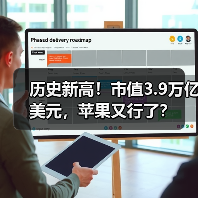 历史新高!市值3.9万亿美元,苹果又行了?(图3) 历史新高!市值3.9万亿美元,苹果又行了?(图3)