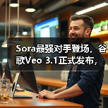 Sora最强对手登场,谷歌Veo 3.1正式发布,主打(图2) Sora最强对手登场,谷歌Veo 3.1正式发布,主打(图2)