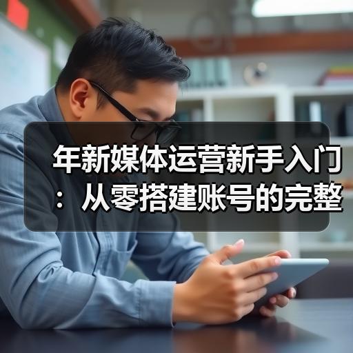 年新媒体运营新手入门：从零搭建账号的完整