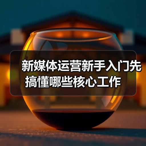 新媒体运营新手入门先搞懂哪些核心工作
