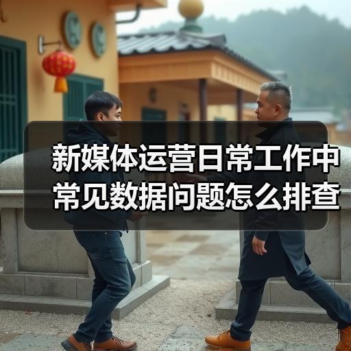 新媒体运营日常工作中常见数据问题怎么排查