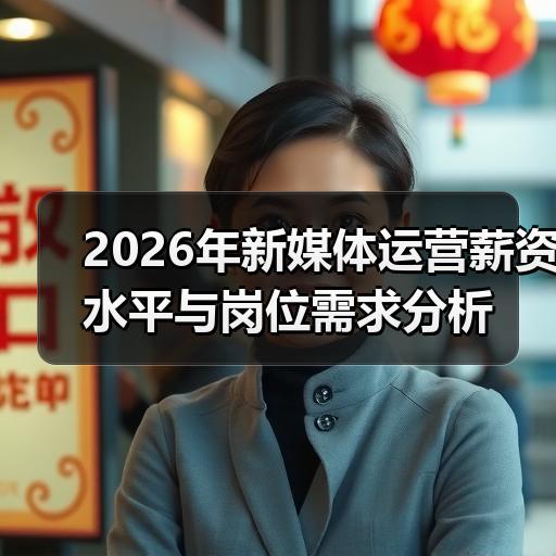 2026年新媒体运营薪资水平与岗位需求分